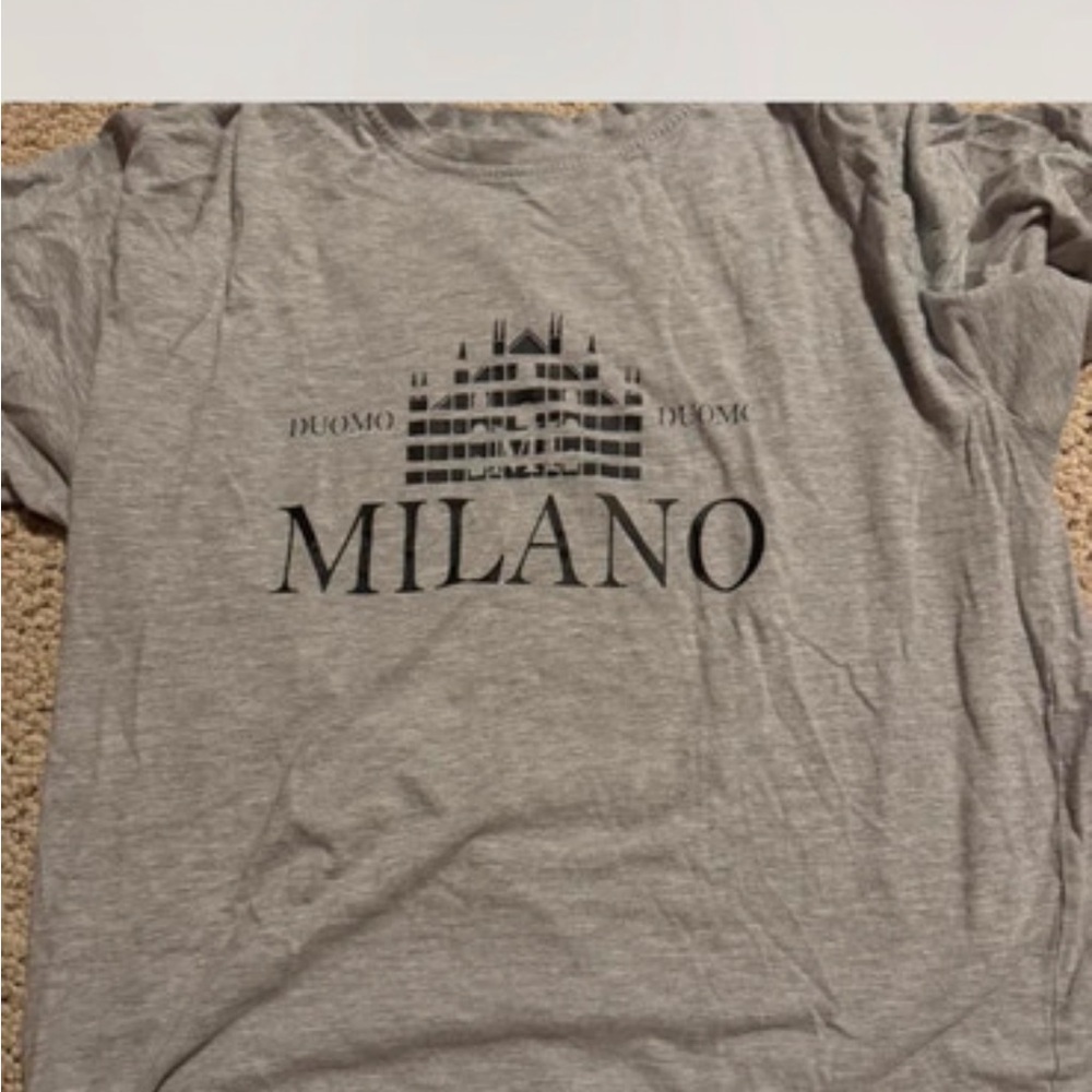Milano Heather Gray Graphic Tee